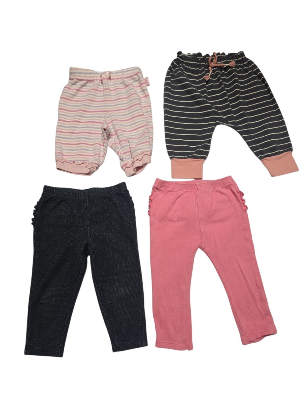 Bundle Lot Baby Girls Pants Sizes 3/6/9 Months - Picture 2 of 4